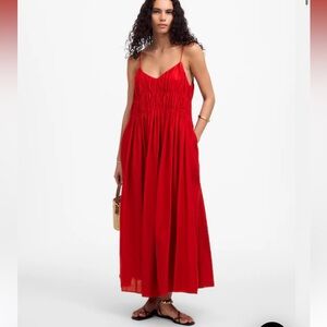 Madewell Red Maxi Dress